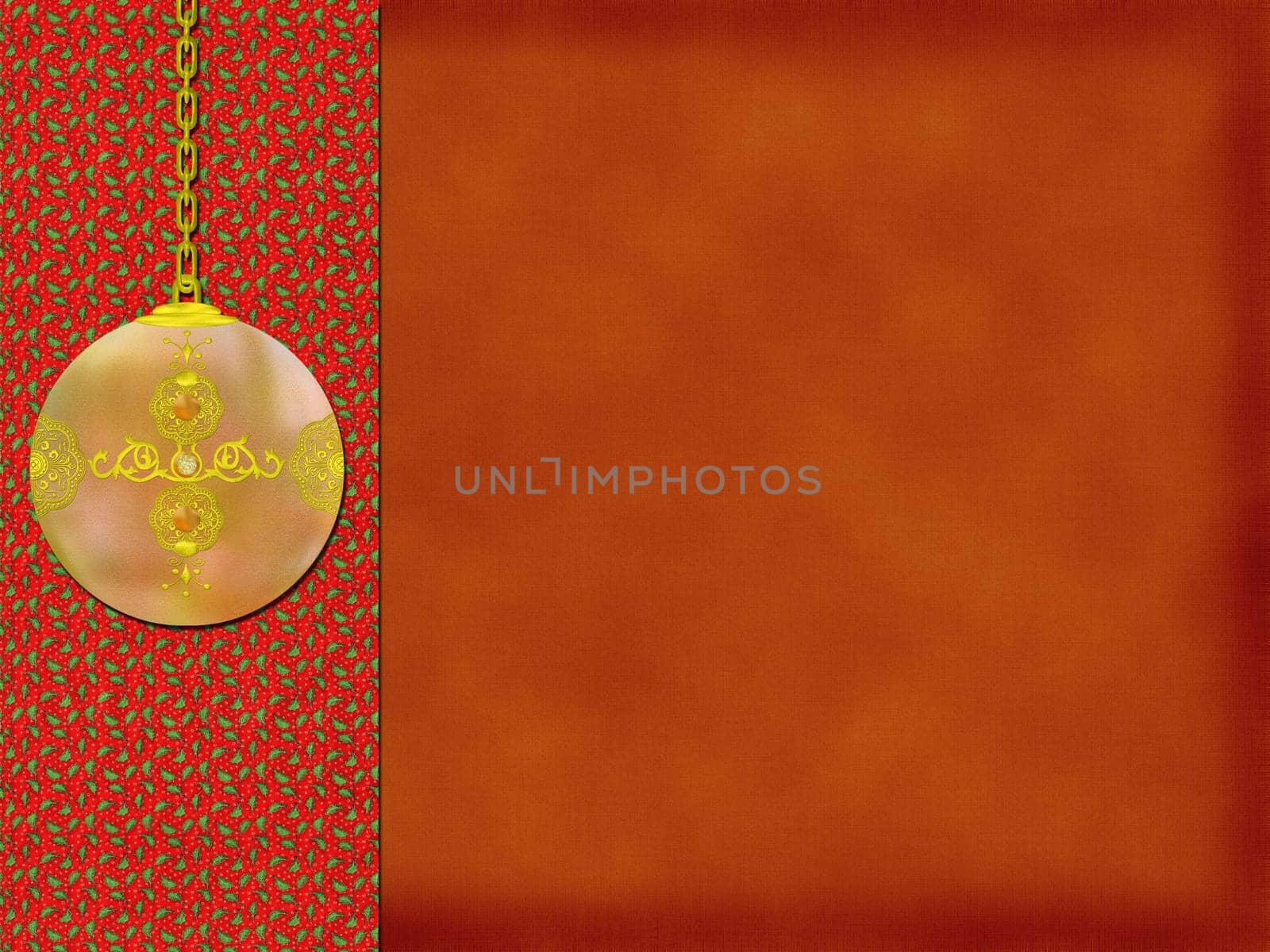Illustration of an Christmas Greeting Card