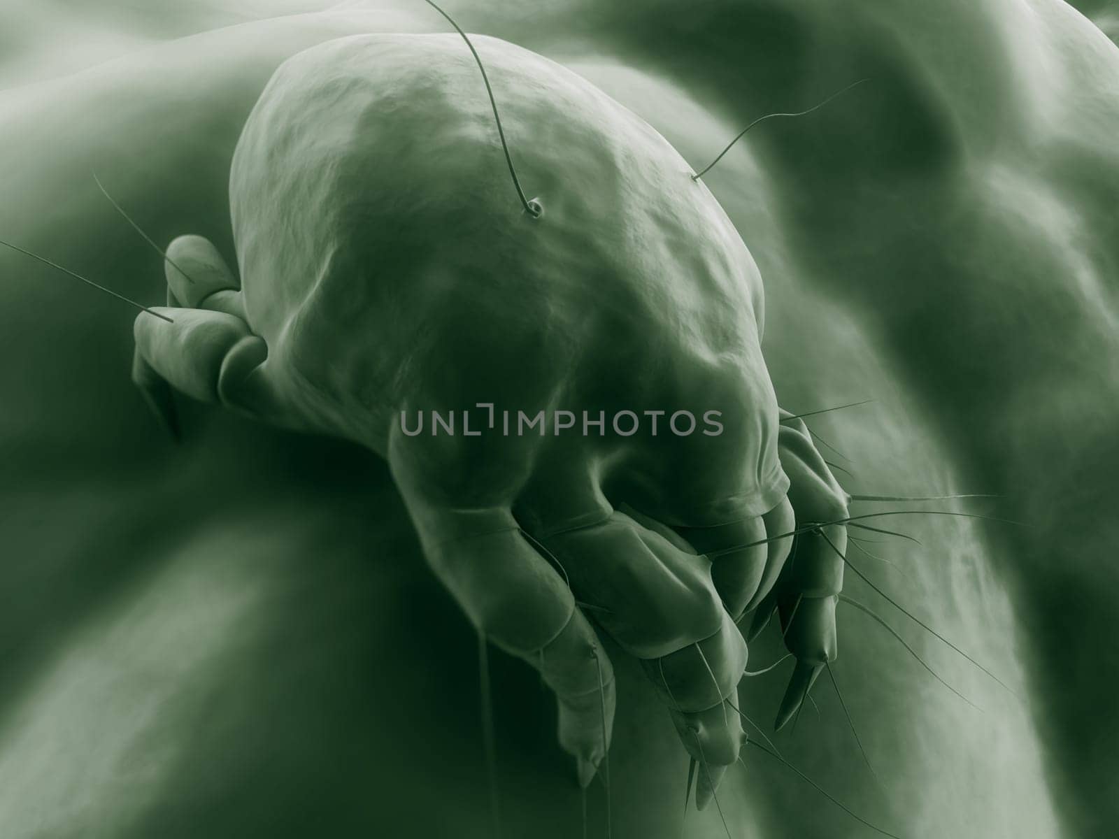 3d rendered illustration of an isolated mite