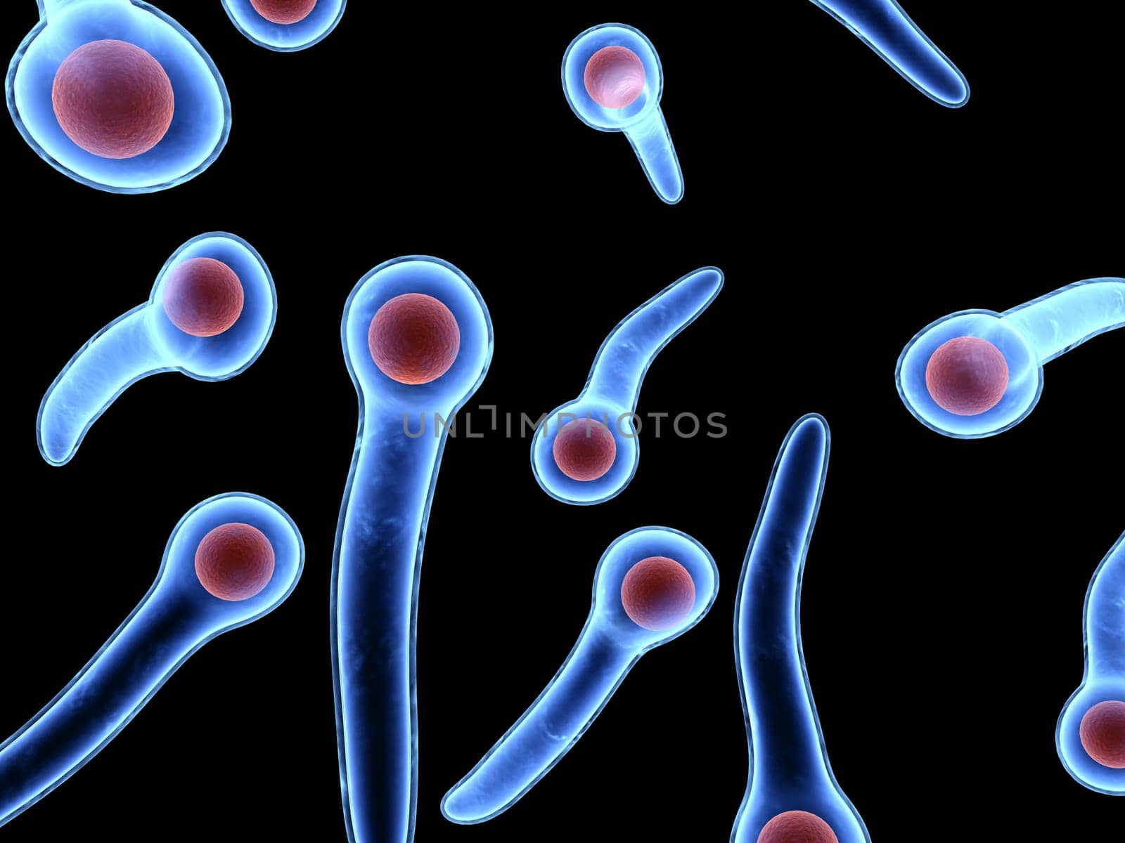 3d rendered close up of some tetanus bacteria