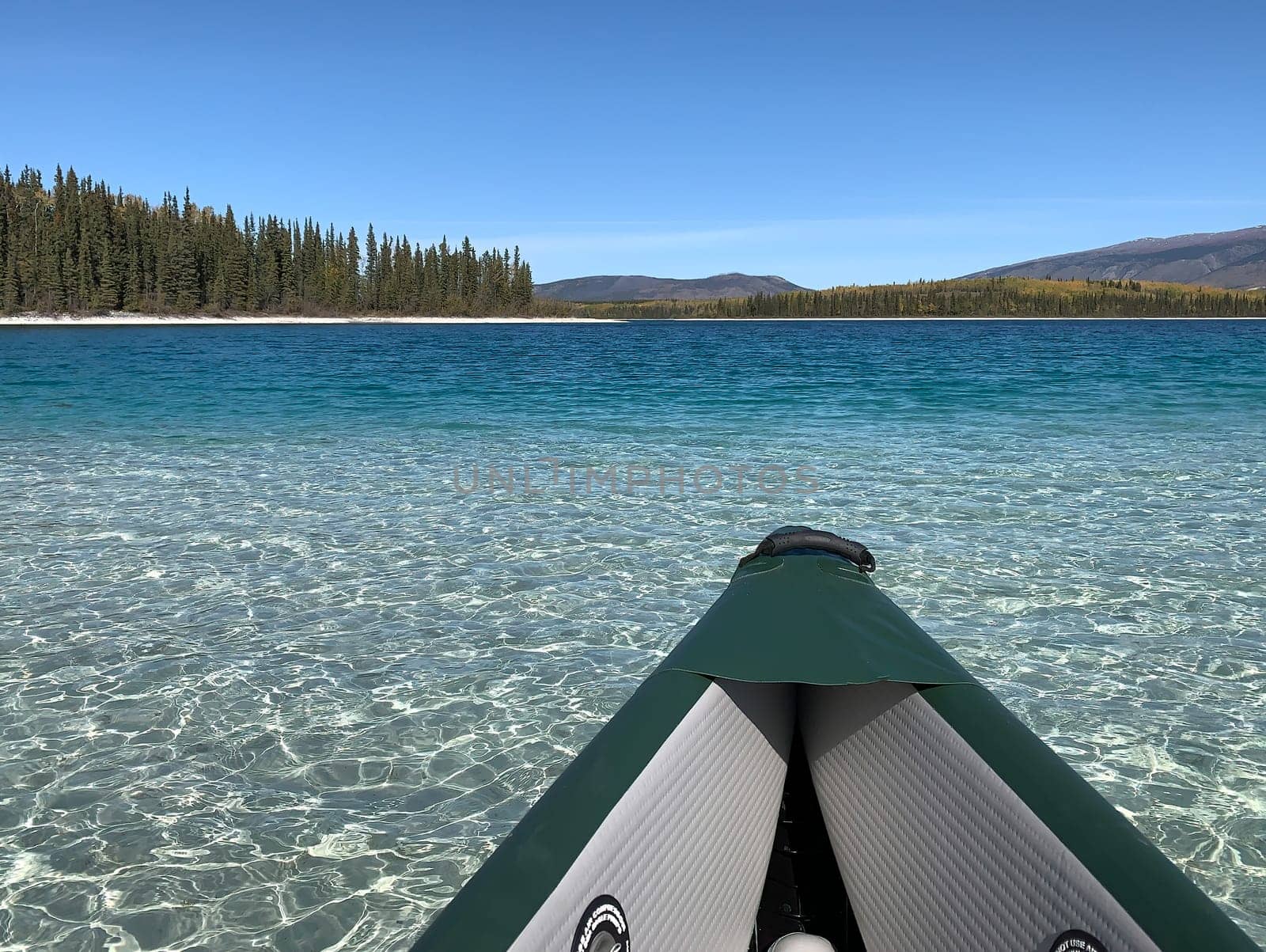 Canoeing the Bluewater on Boya Lake in Canada