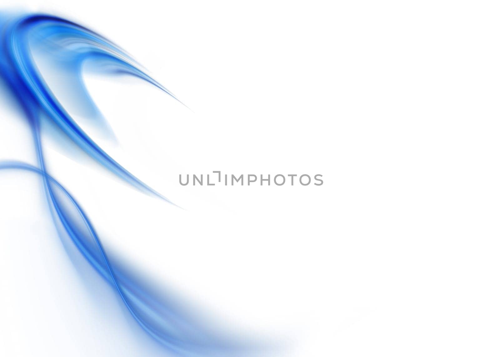 abstract composition with flowing design