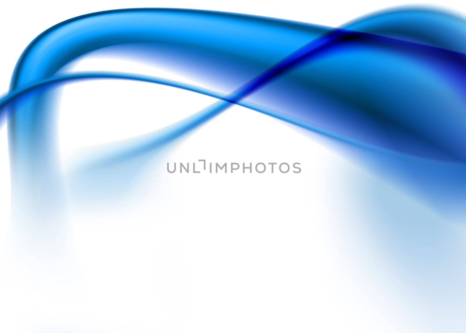 abstract composition with flowing design