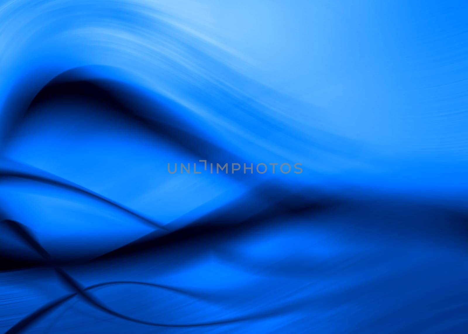 abstract composition with flowing design