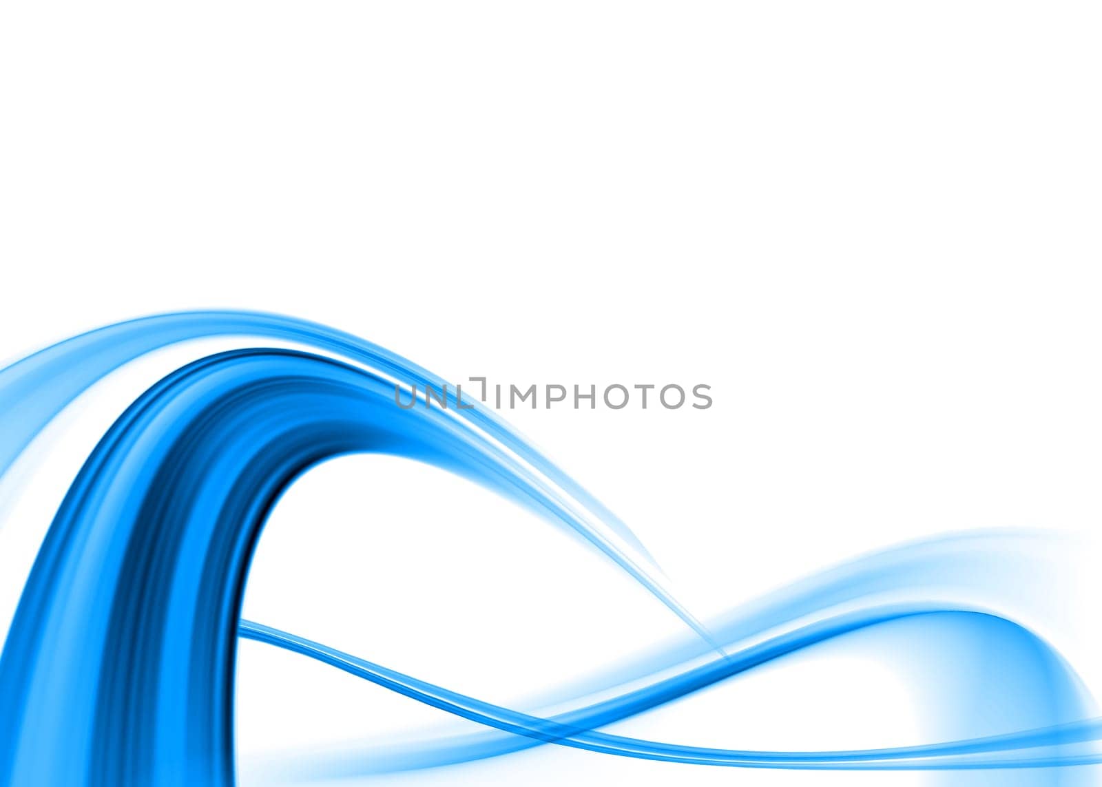 abstract composition with flowing design