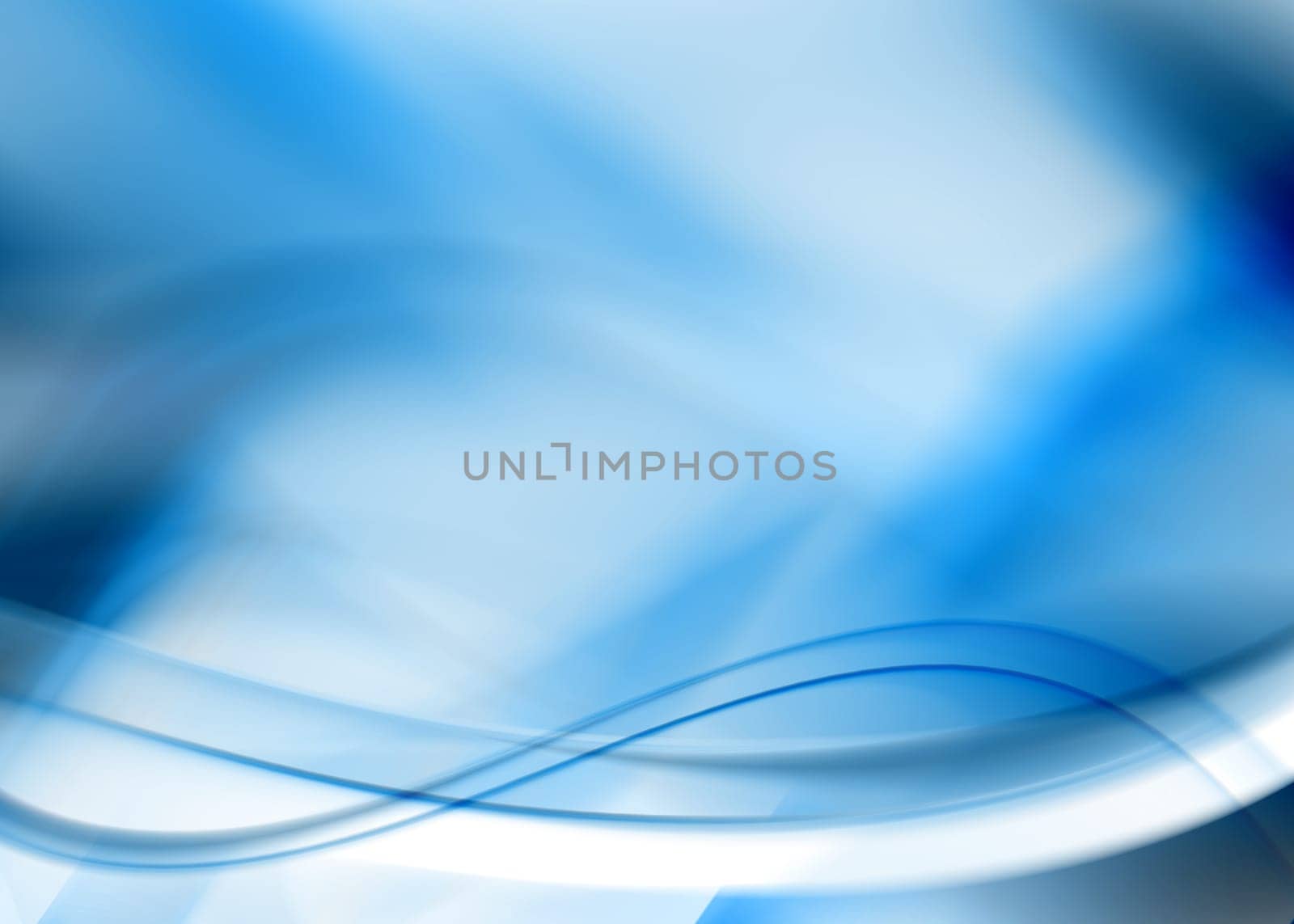abstract composition with flowing design