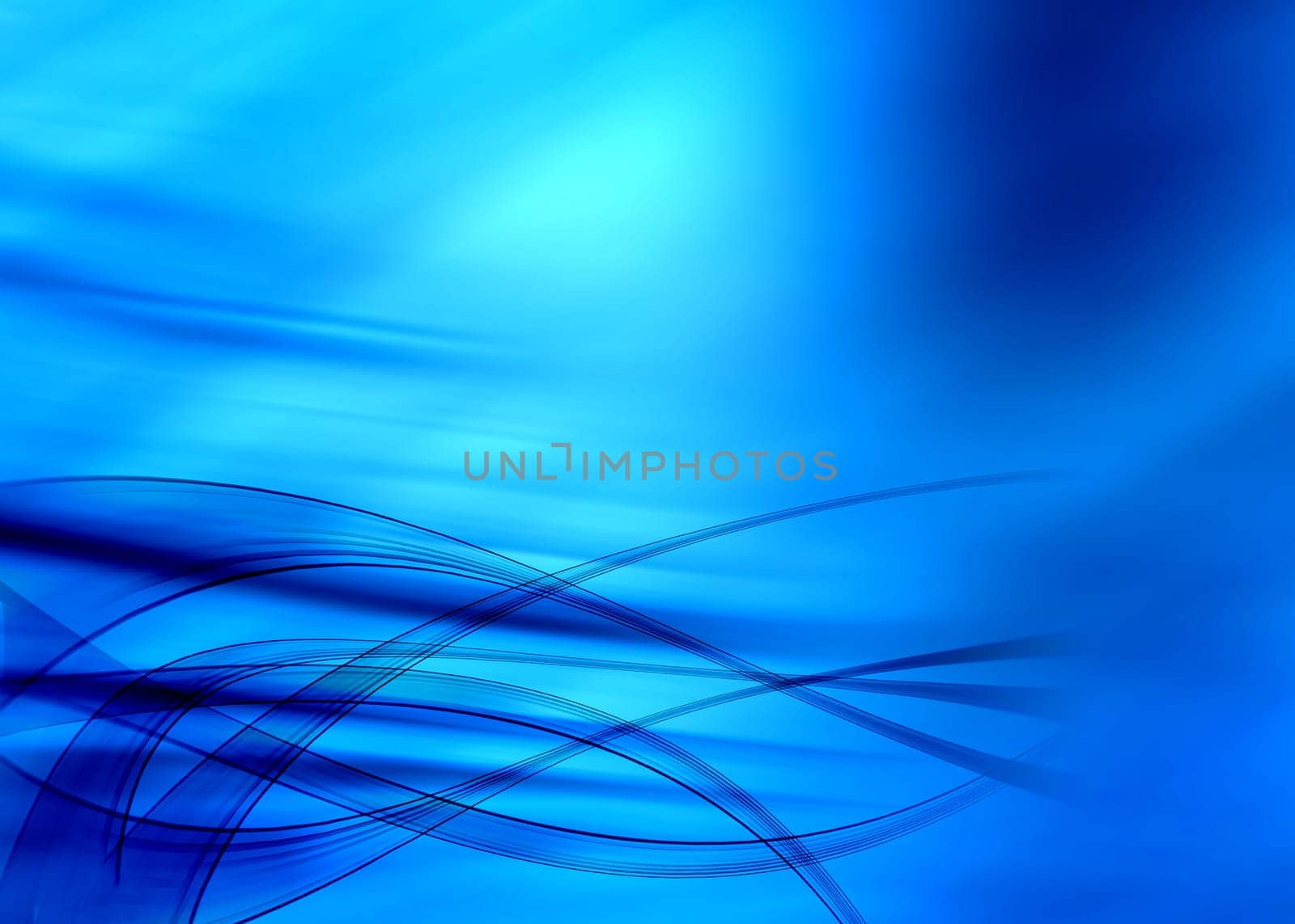 abstract composition with flowing design