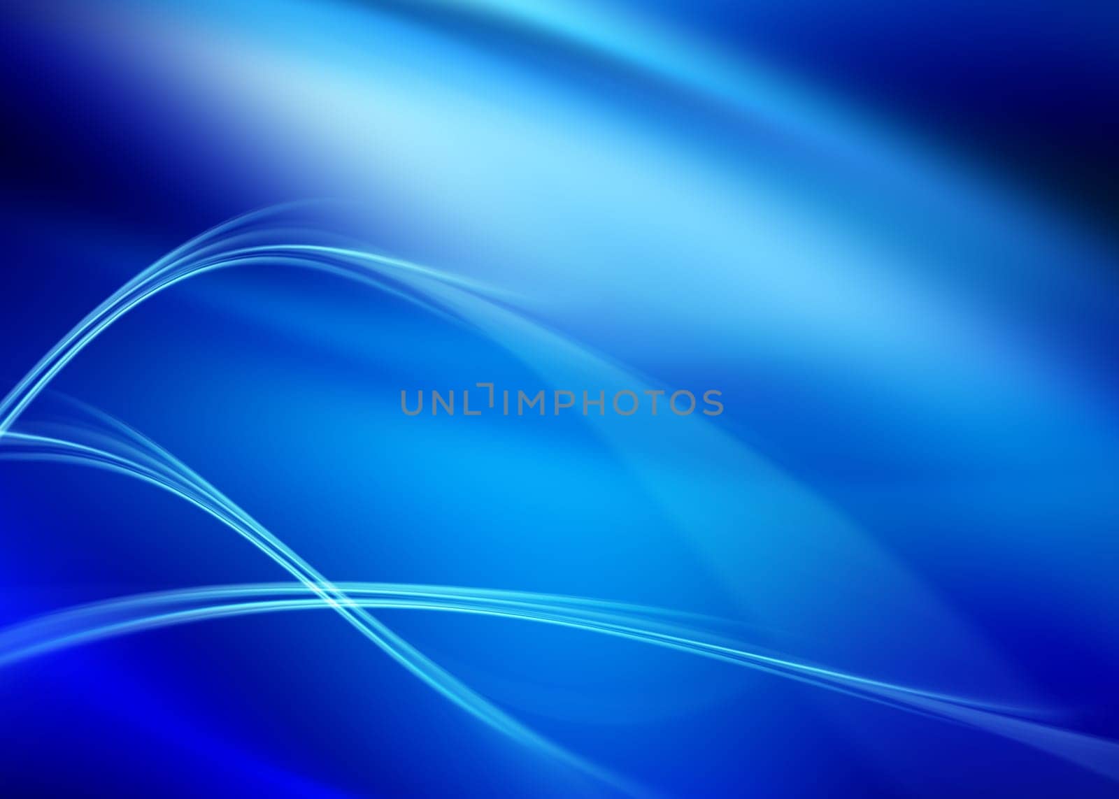 abstract composition with flowing design