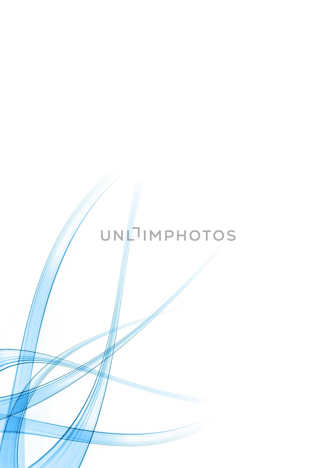 abstract composition with flowing design