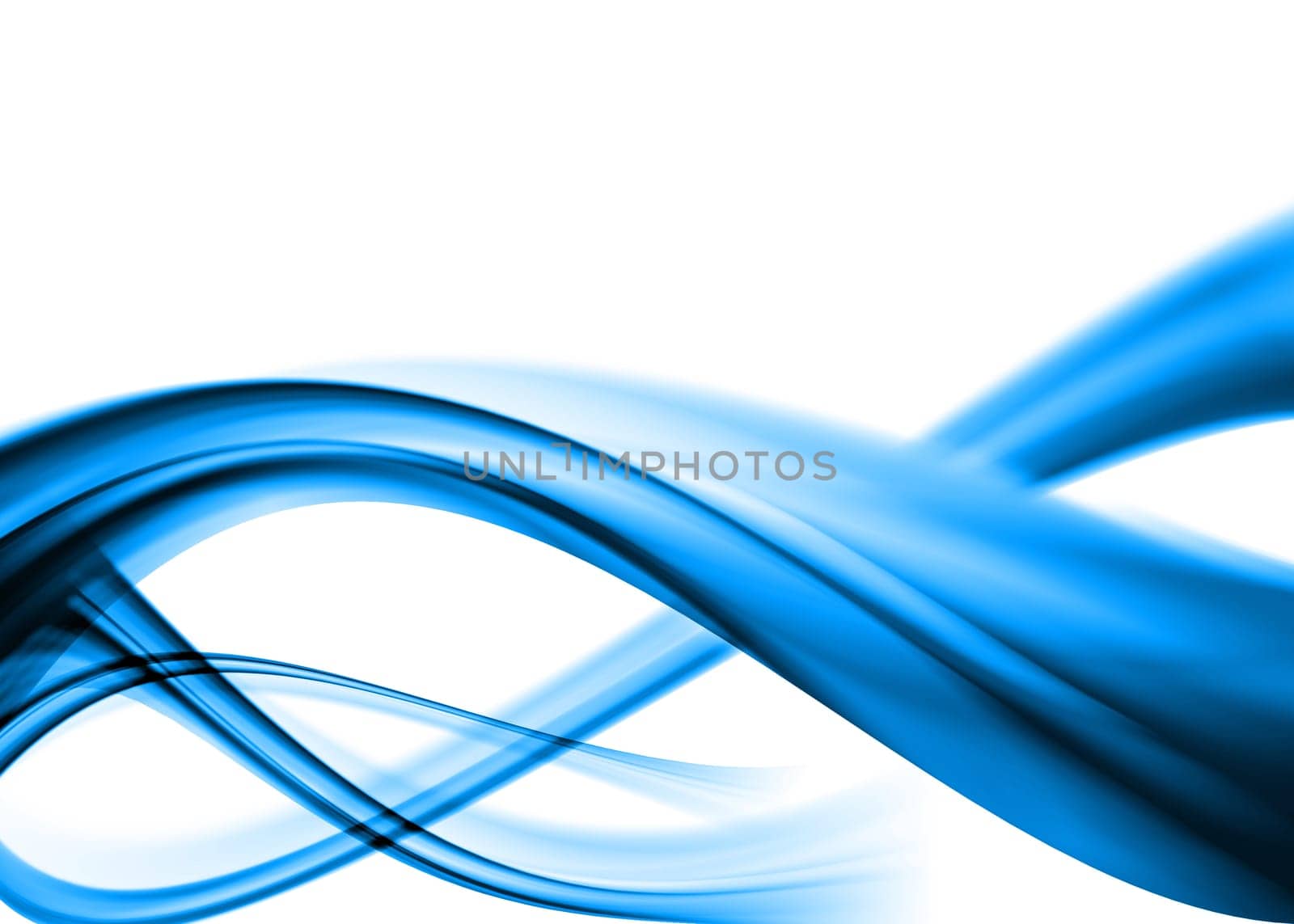 abstract composition with flowing design