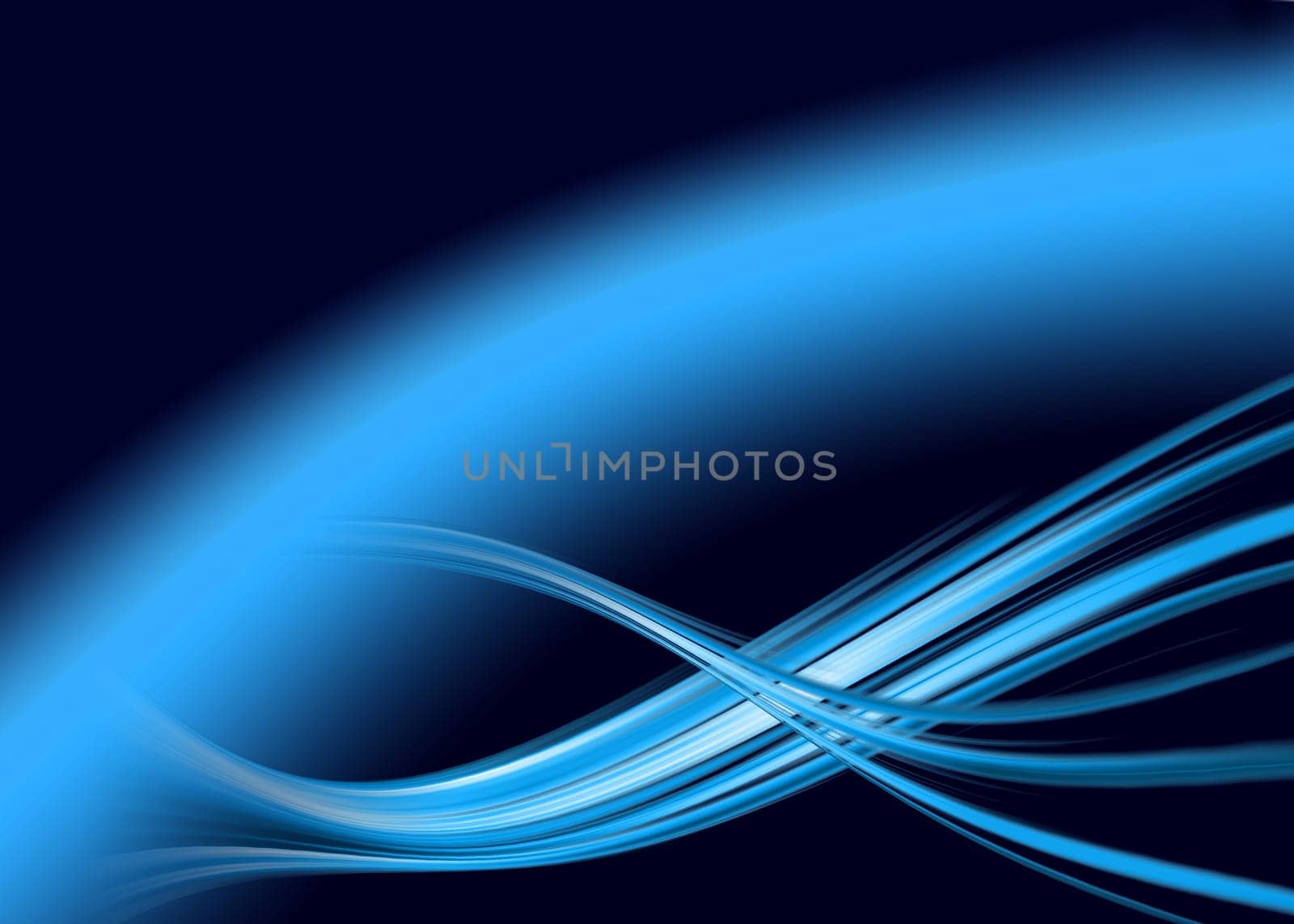 abstract composition with flowing design