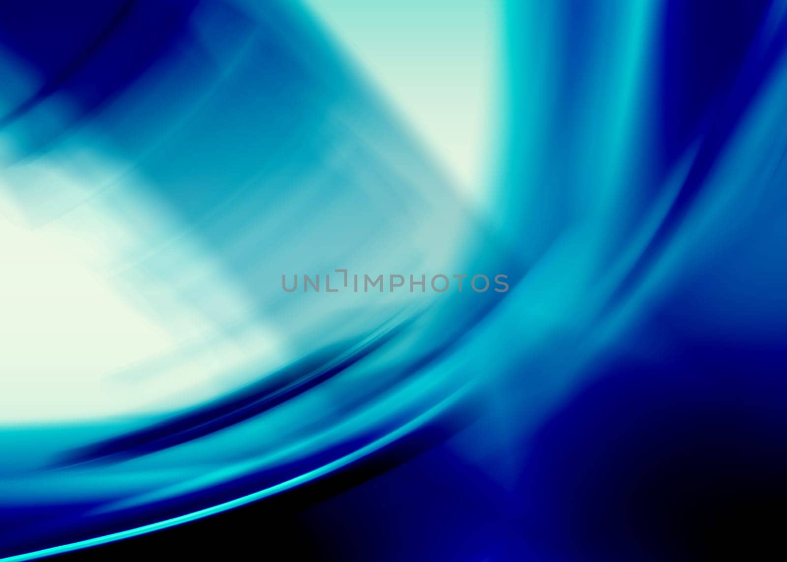 abstract composition with flowing design