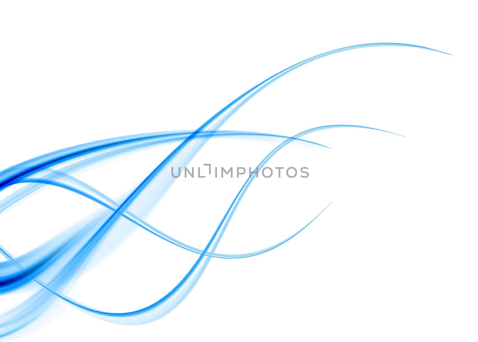 abstract composition with flowing design