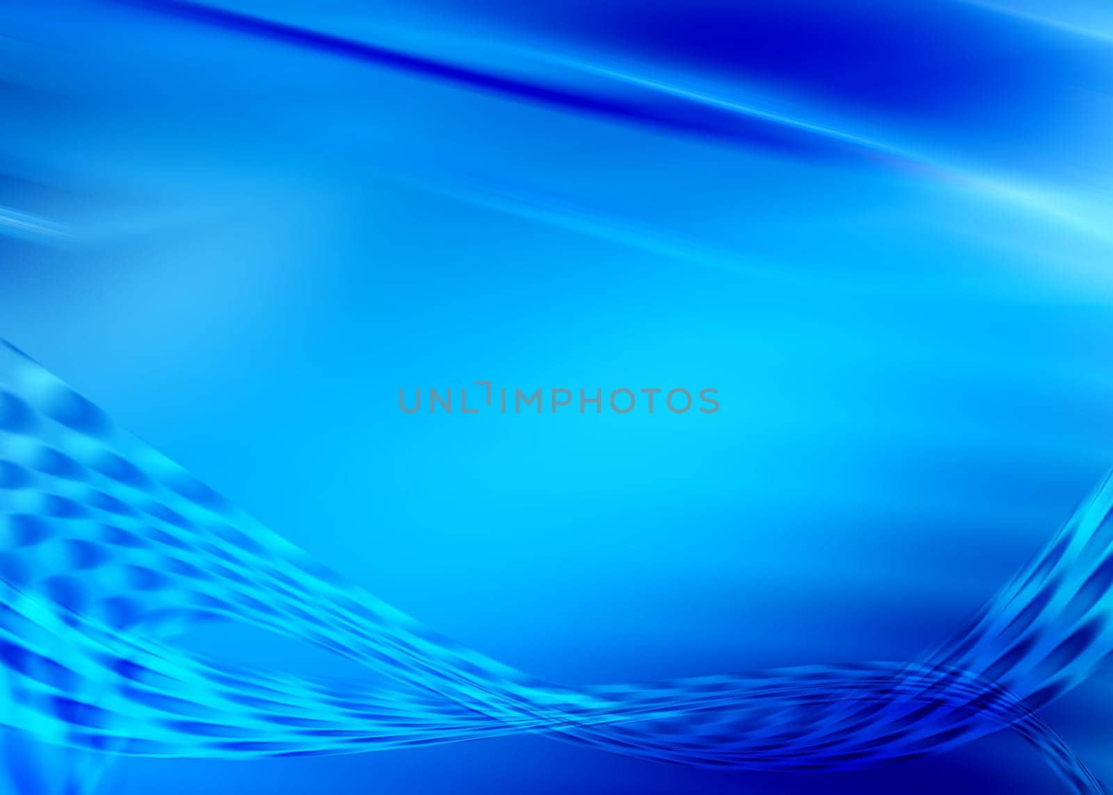 abstract composition with flowing design