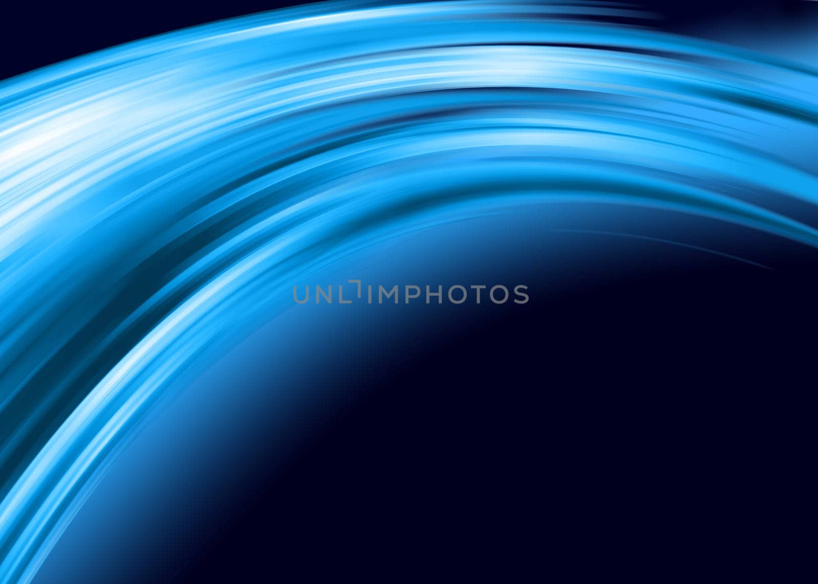 abstract composition with flowing design