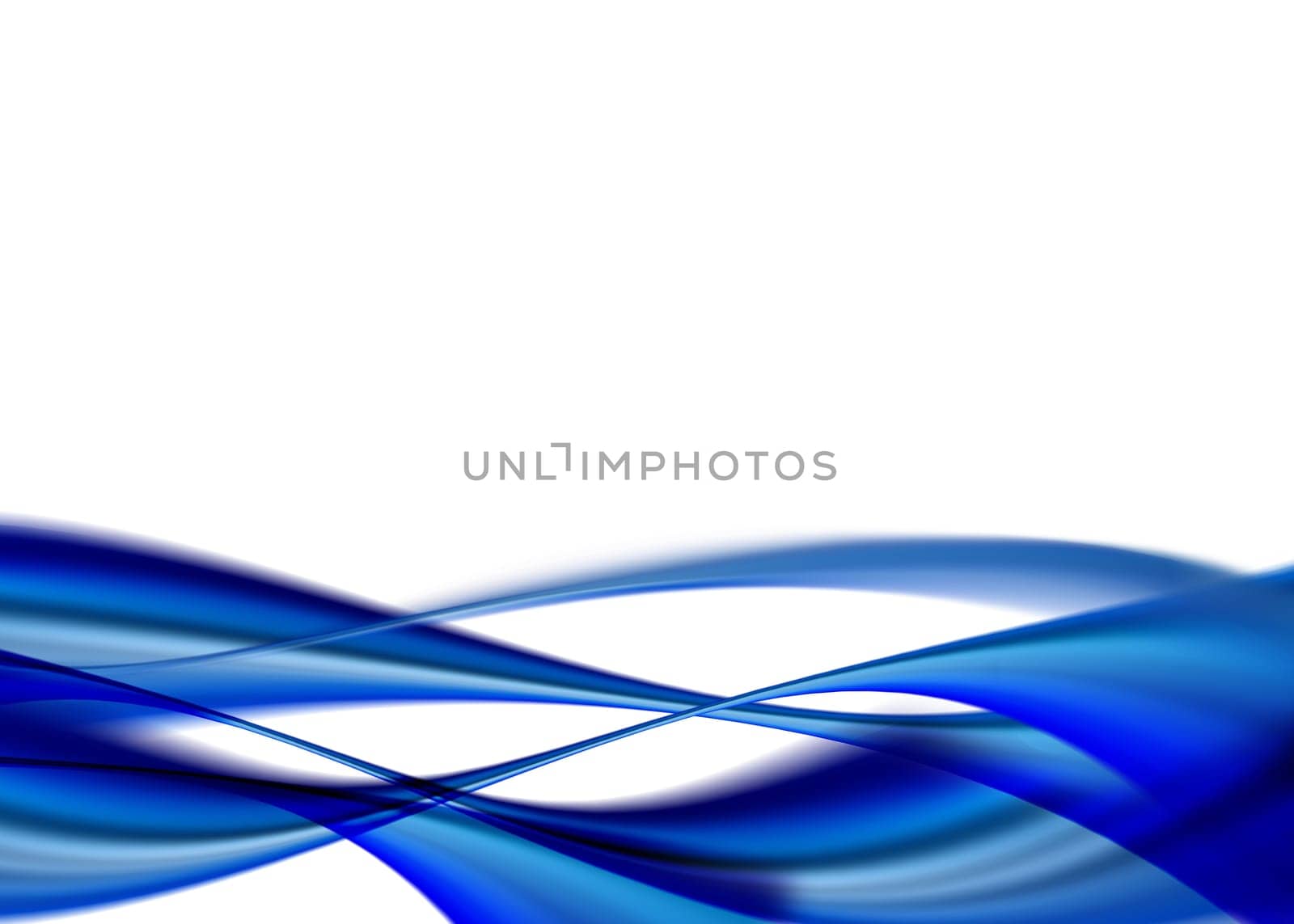 abstract composition with flowing design
