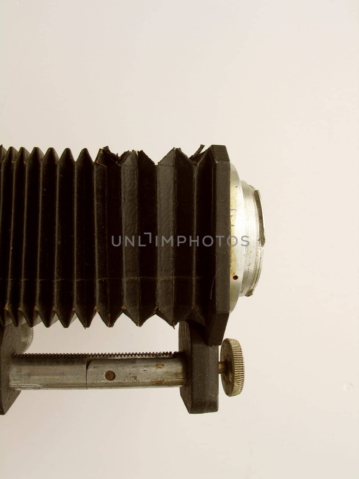 Vintage folding camera from the mid thirties - detail