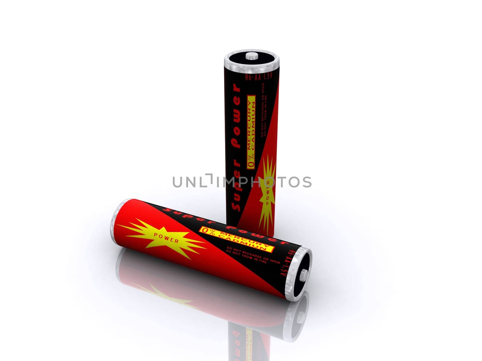 render of bateries