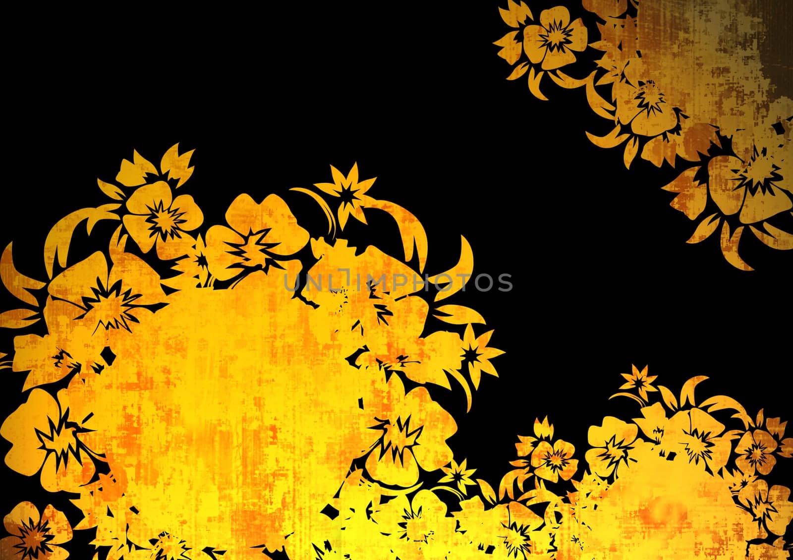 floral style backgrounds frame
