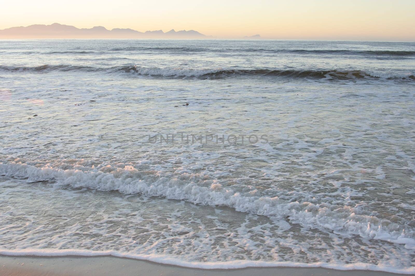 Sunrise on the South Africa coast.