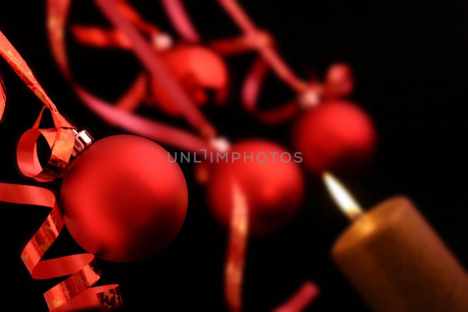 Red balls - Christmas decoration