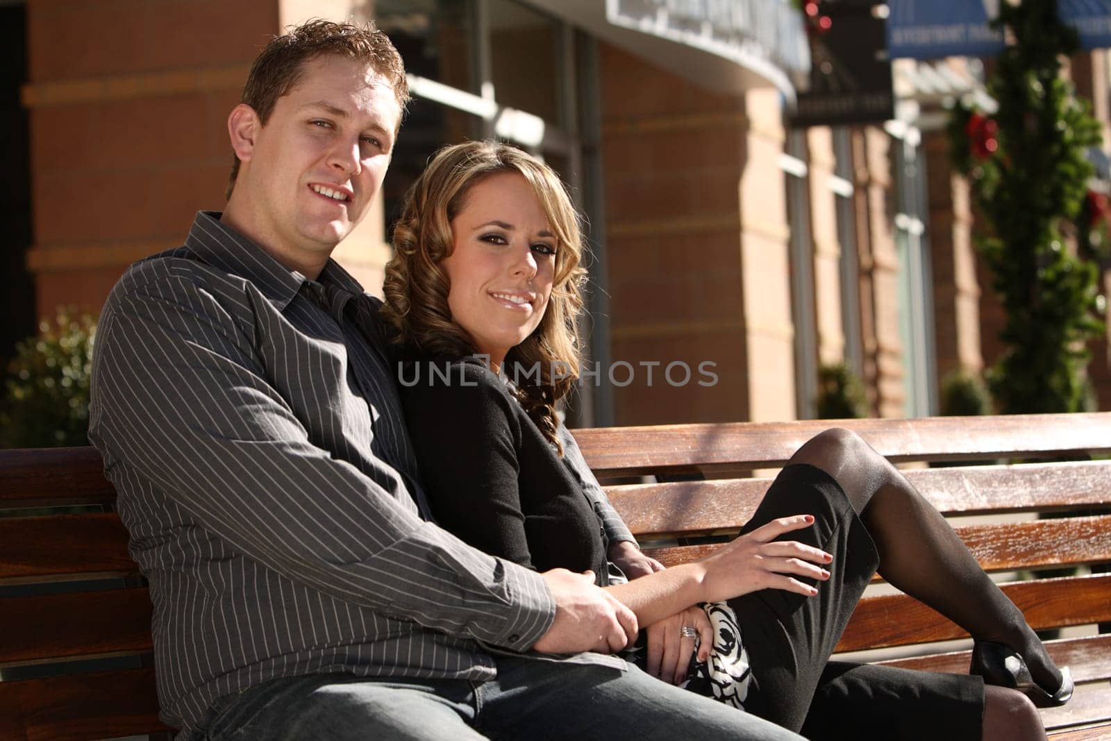 Happy couple spending time together