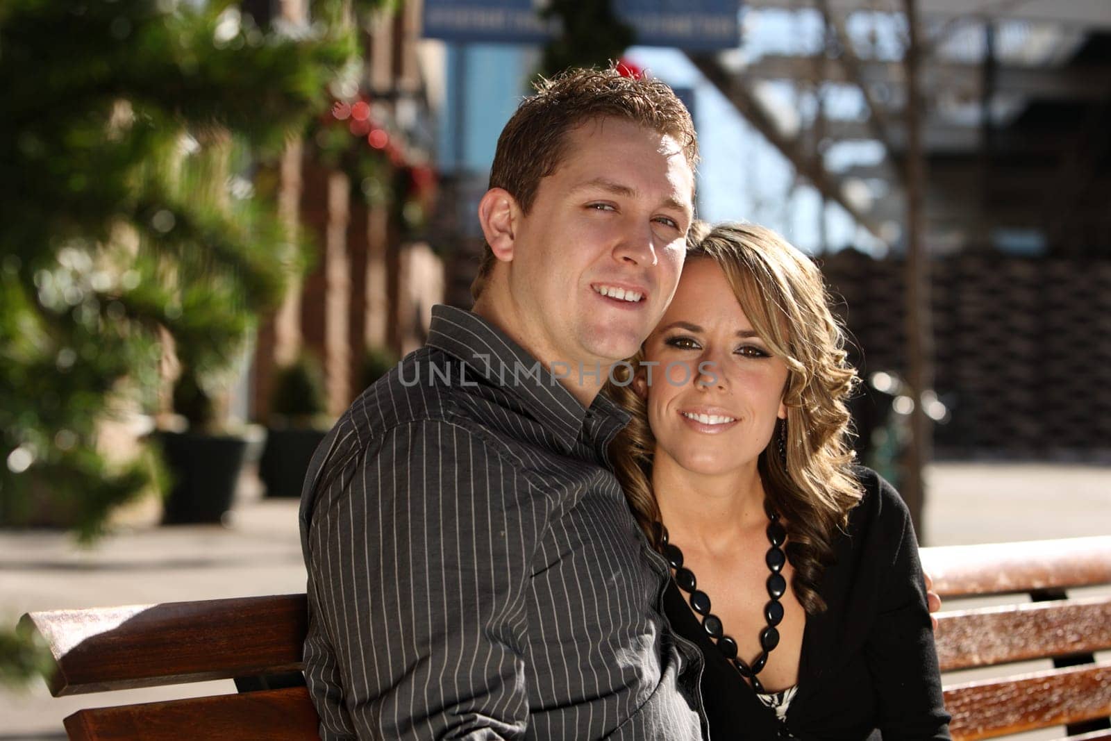 Happy couple spending time together