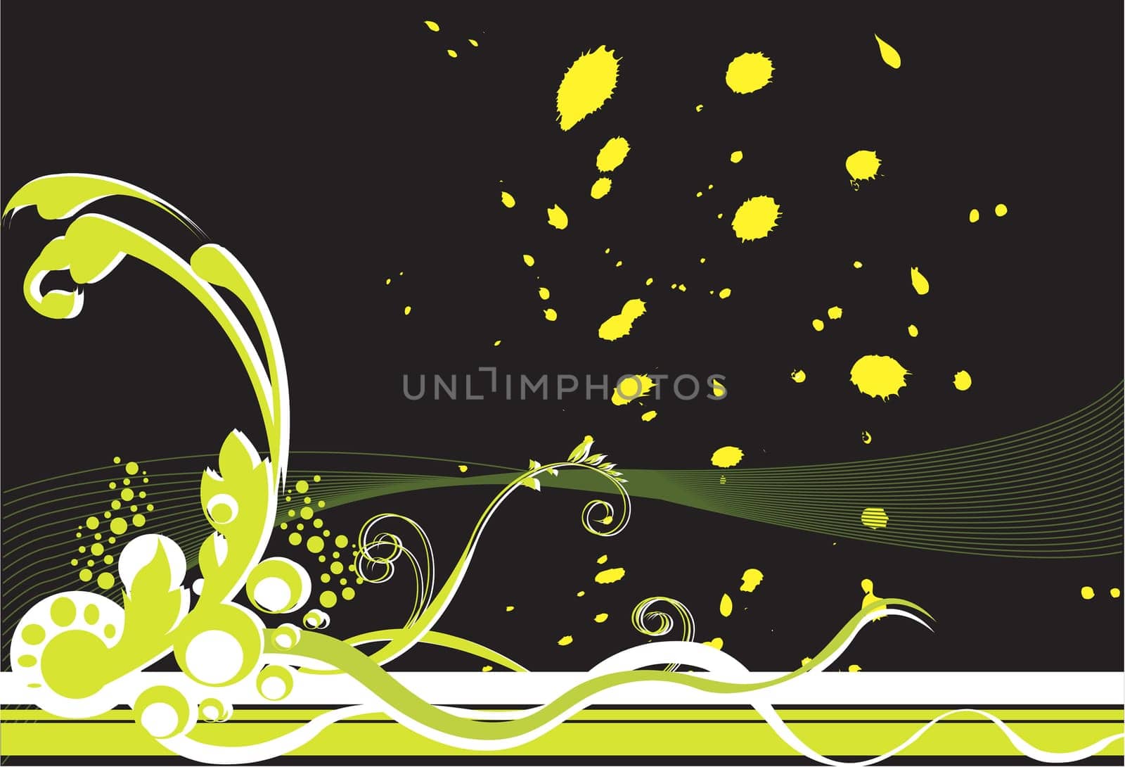 Floral design vectors