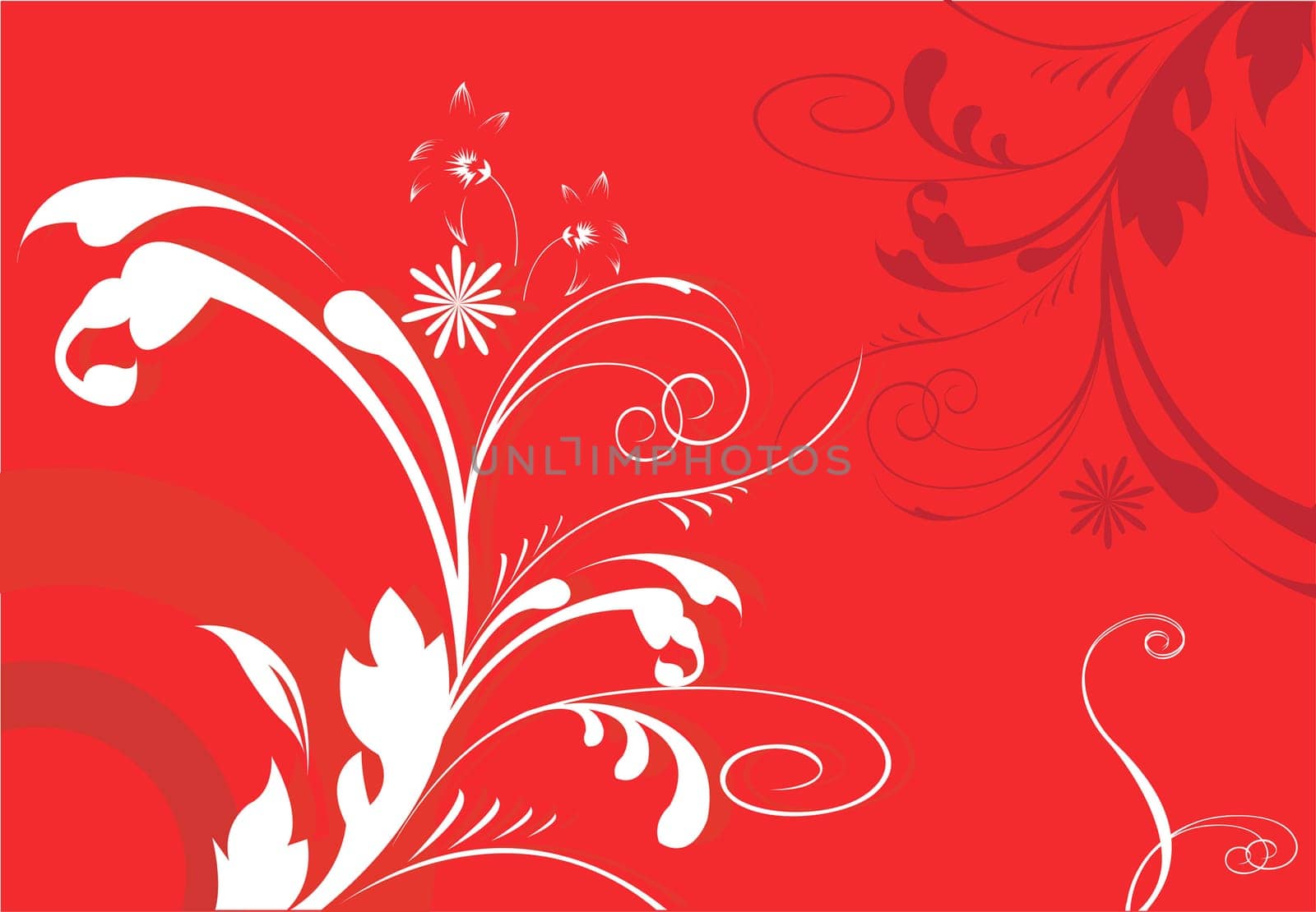 Floral design vectors