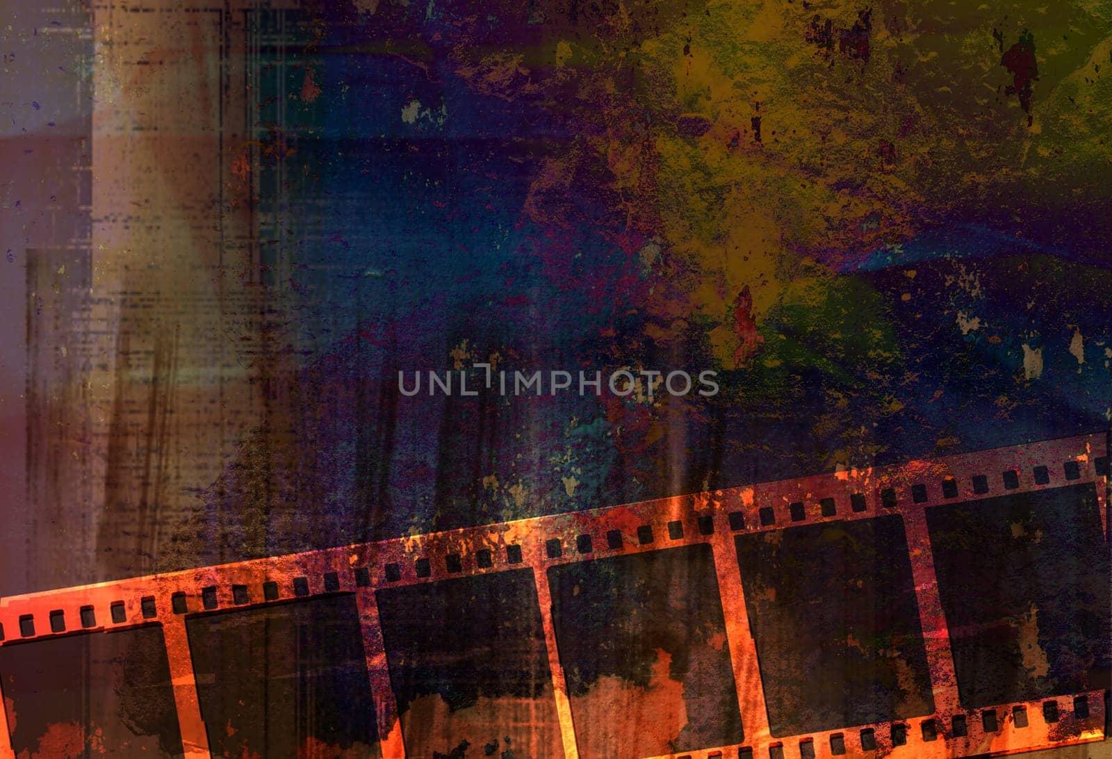 Great film frame for textures and backgrounds-with space for your text and image