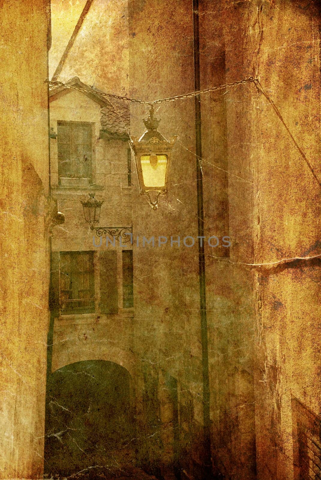 old-fashioned landscape