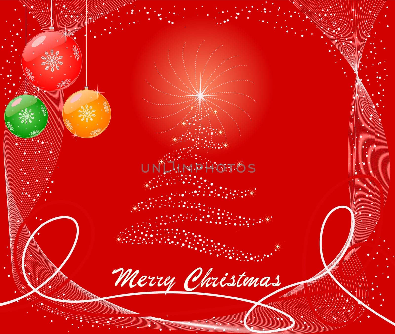 Christmas abstract Background - vector