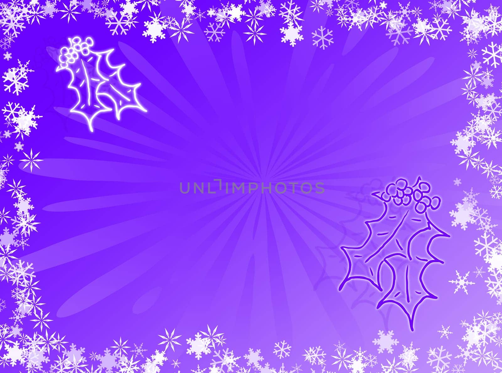 Christmas and holidays with this decorated card