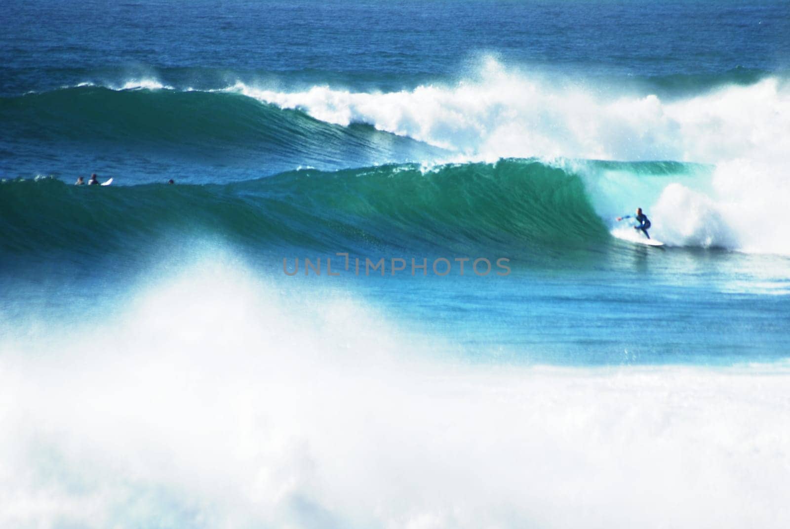 Offshore storm is creating big waves for the surfers in Malibu and Southern California.