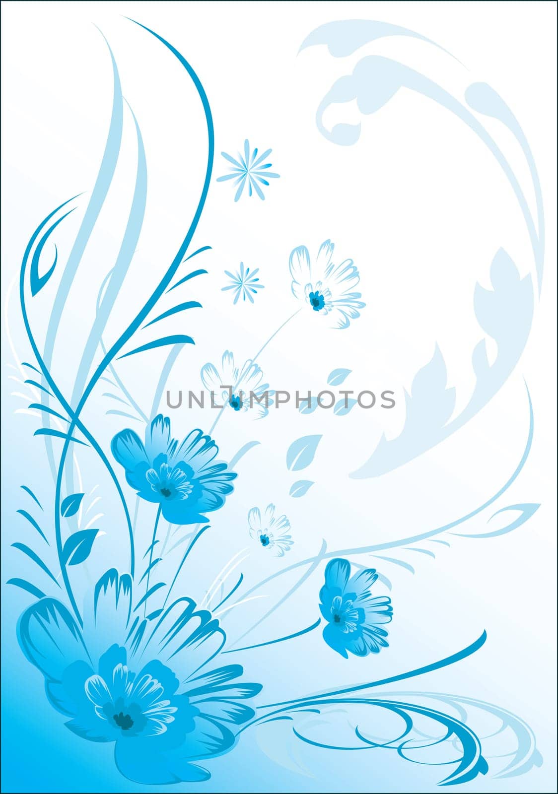 Floral design vectors