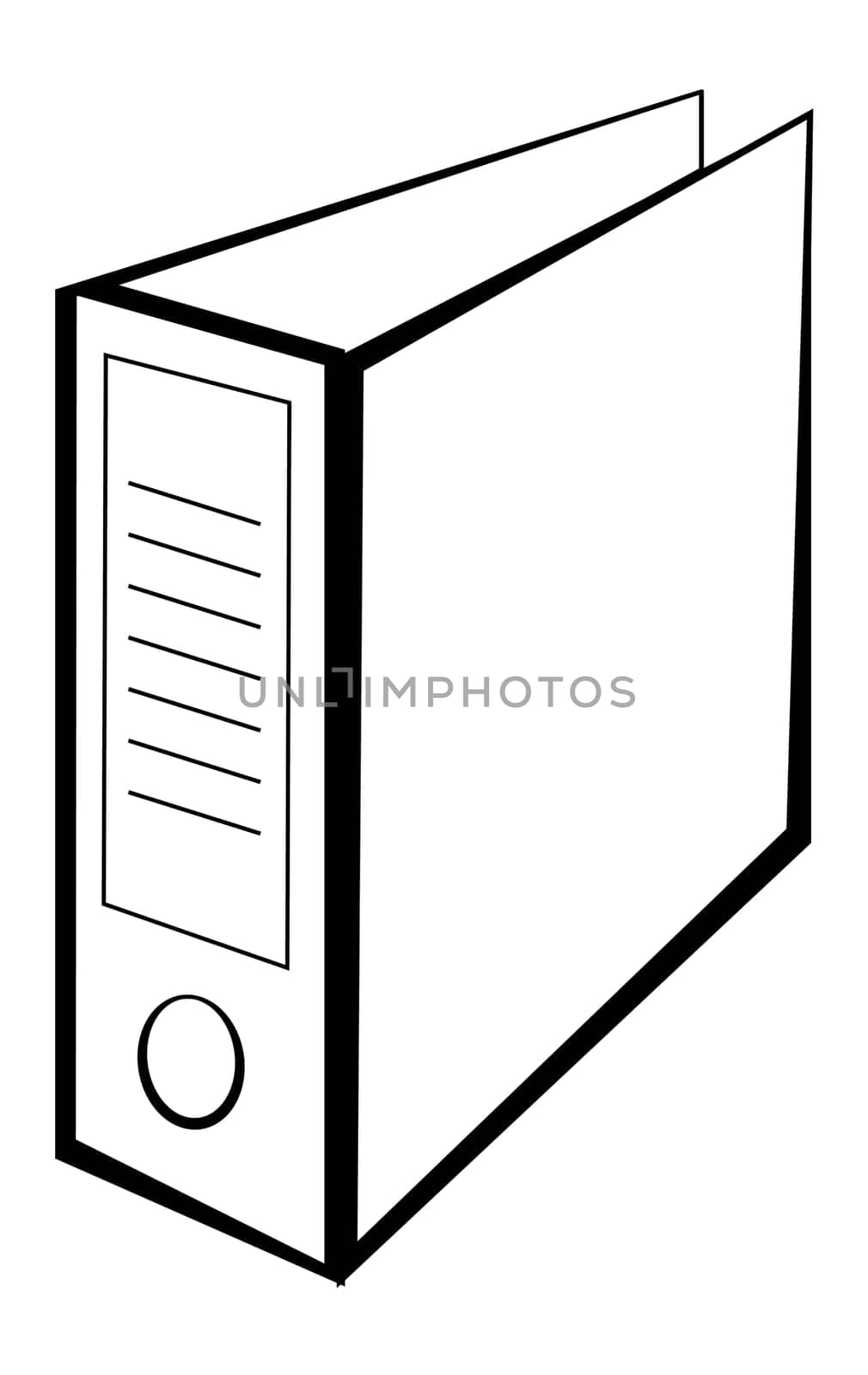 line illustration for the files