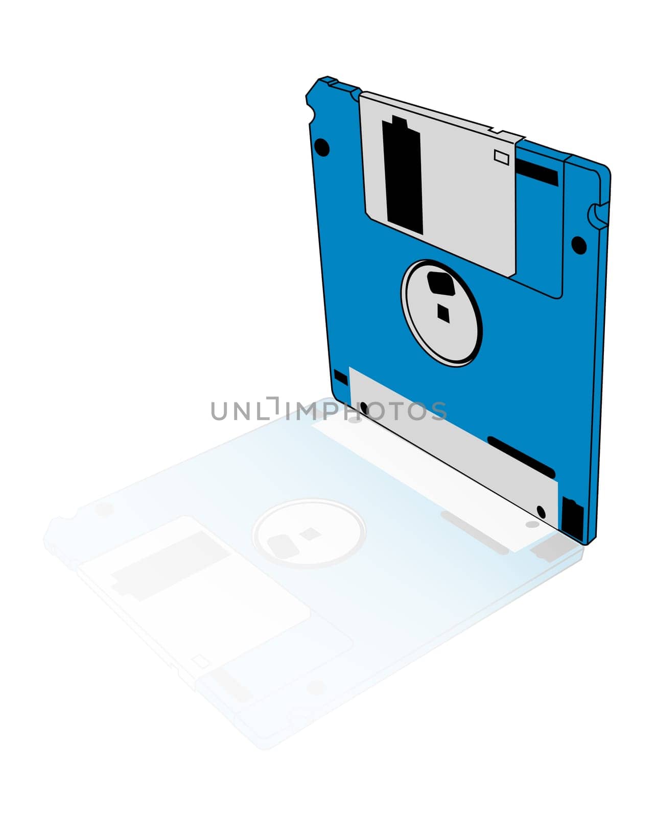 illustration for the floppy disk