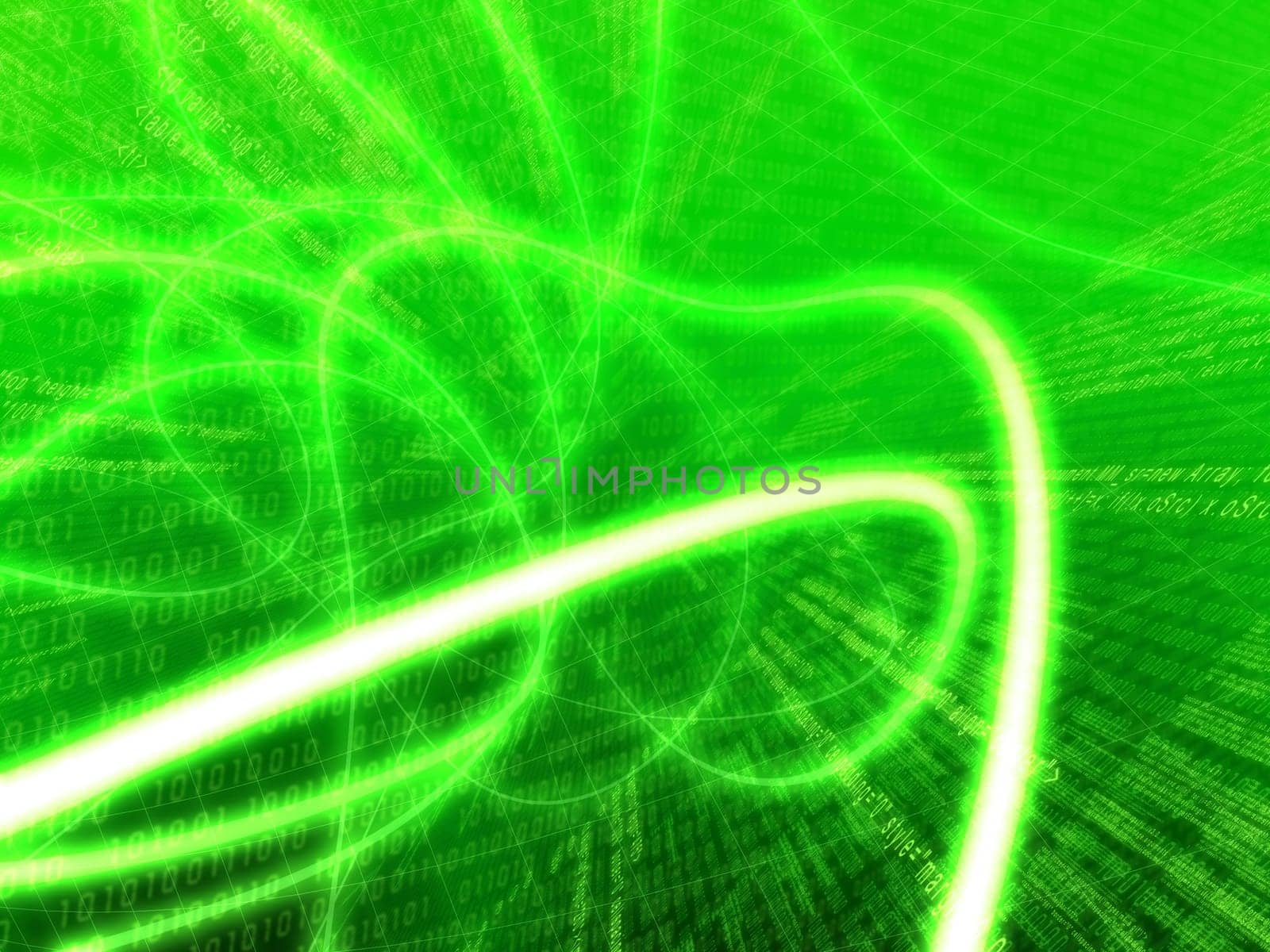 3d rendered illustration of an abstract binary background