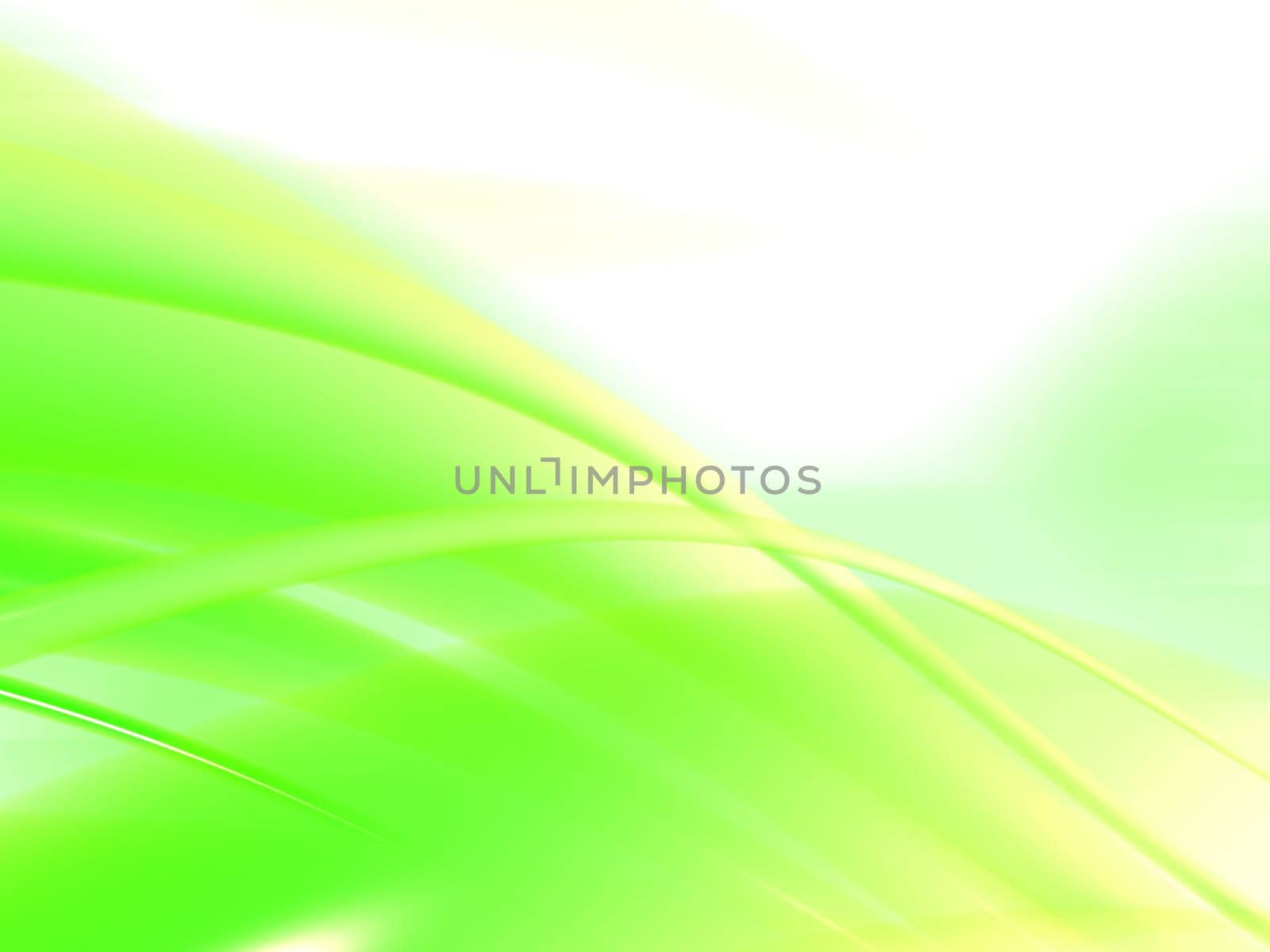 3d rendered illustration of an abstract green background