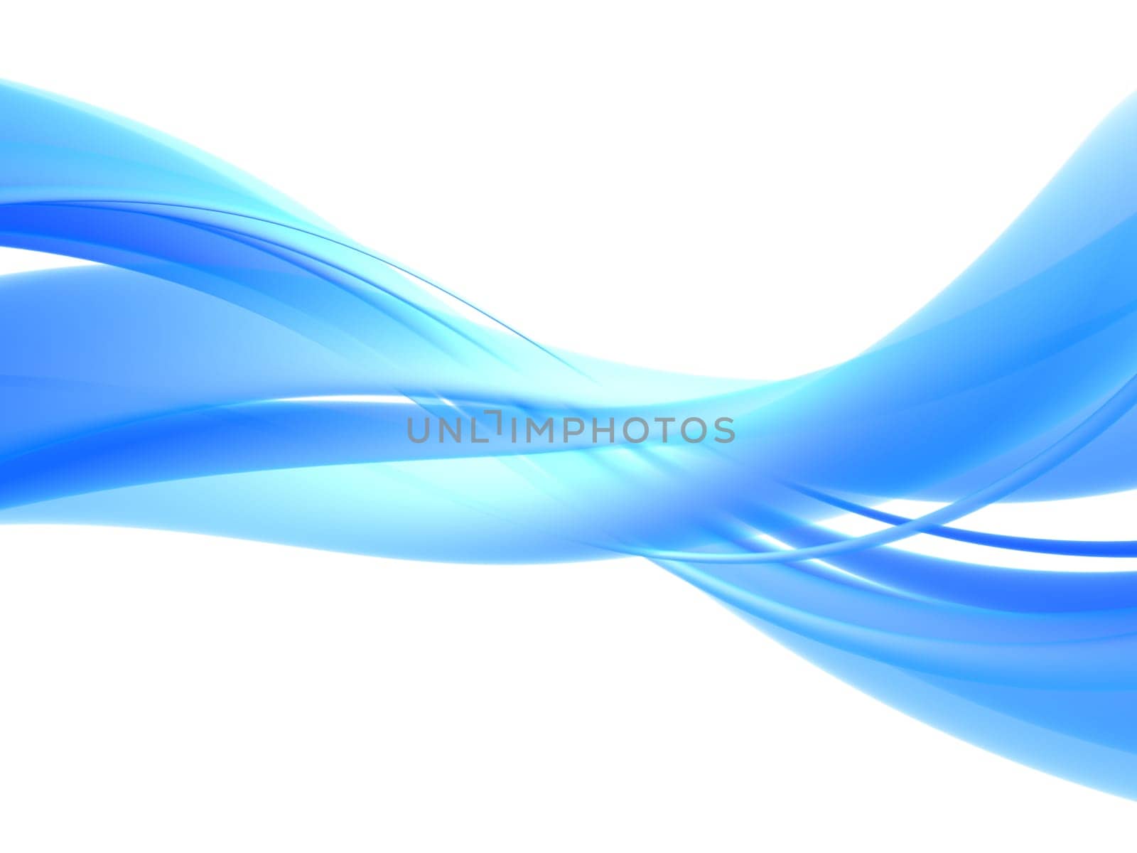 3d rendered illustration of an abstract blue background