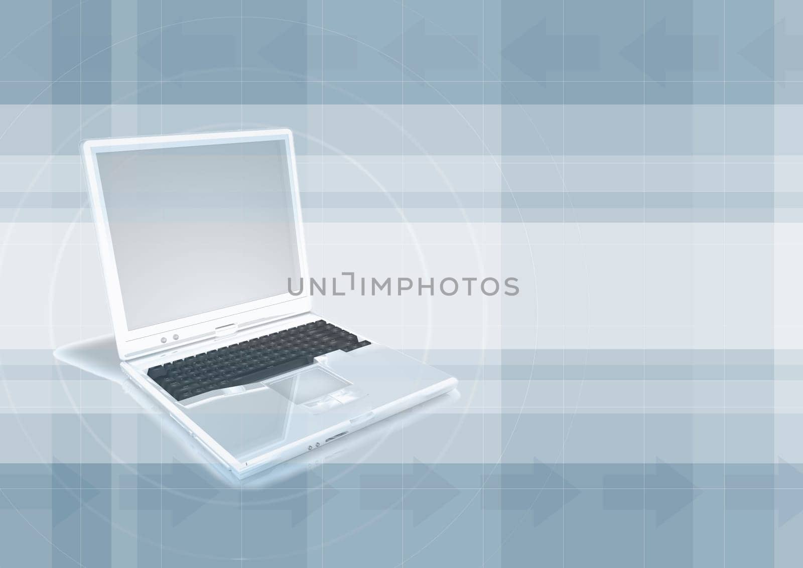 blue laptop