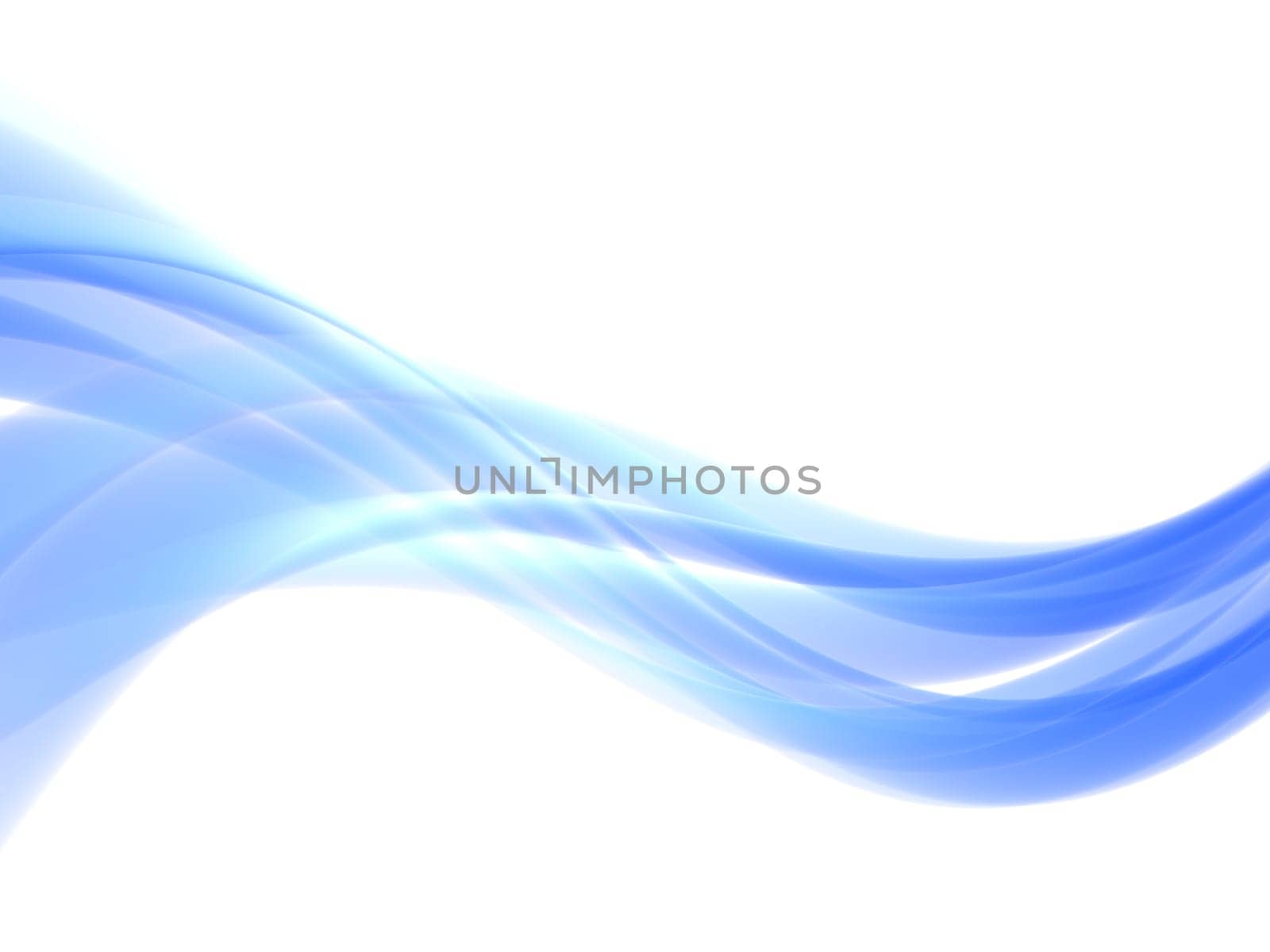3d rendered illustration of a blue background