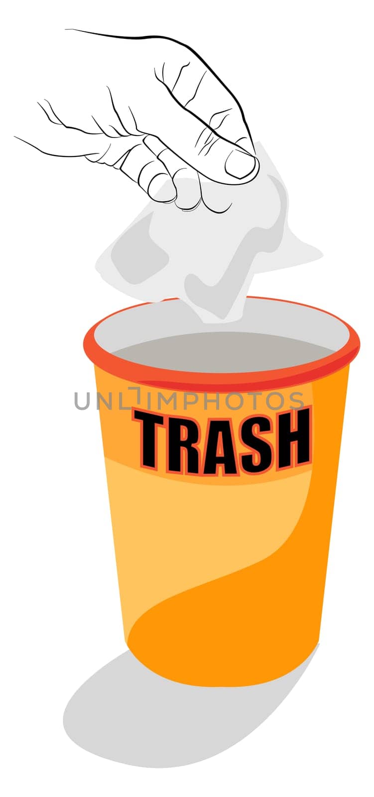 illustration for the  Trash Can