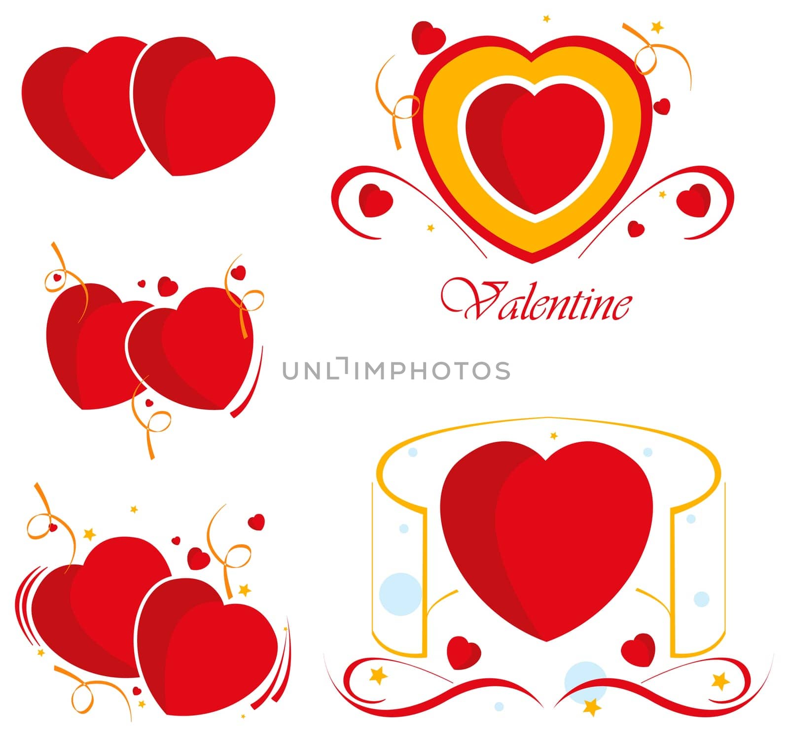 illustration for the valentine day