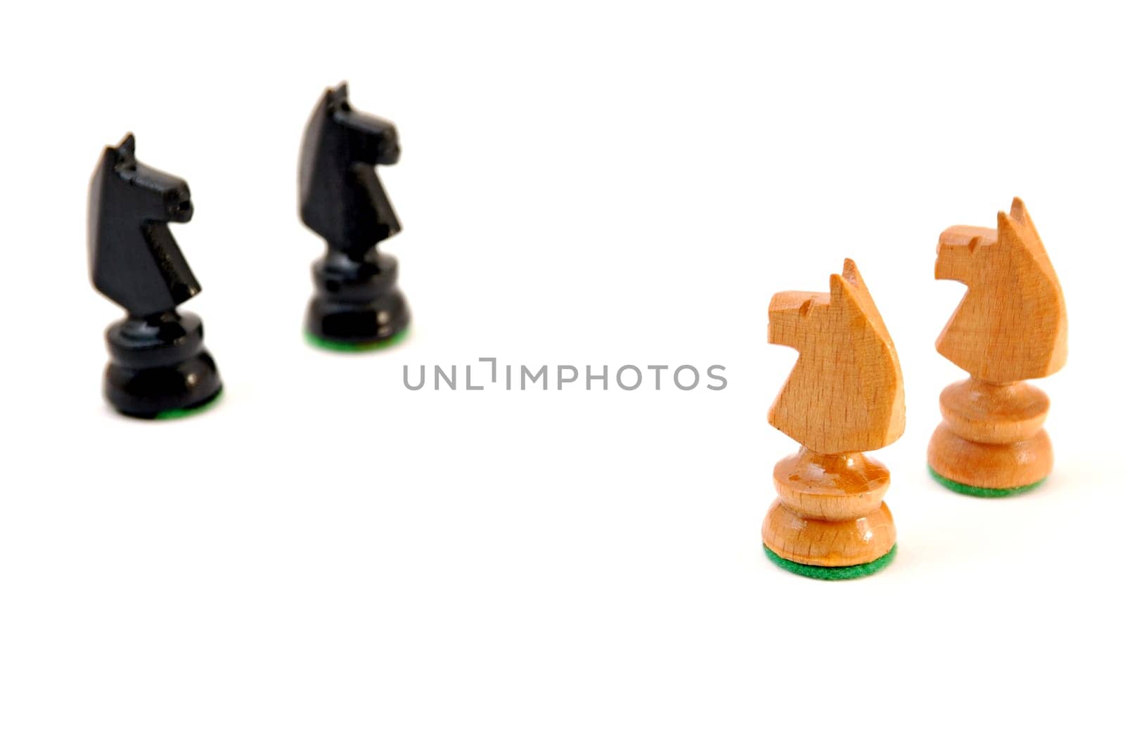 Two pairs of two horses