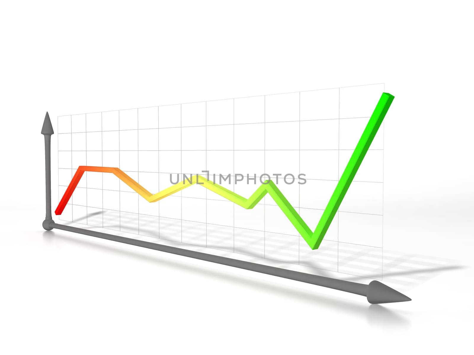 3d scene business graphics