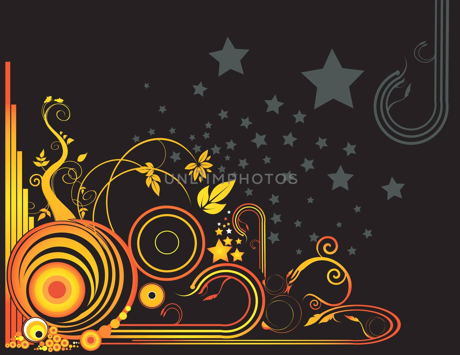 Floral design vectors