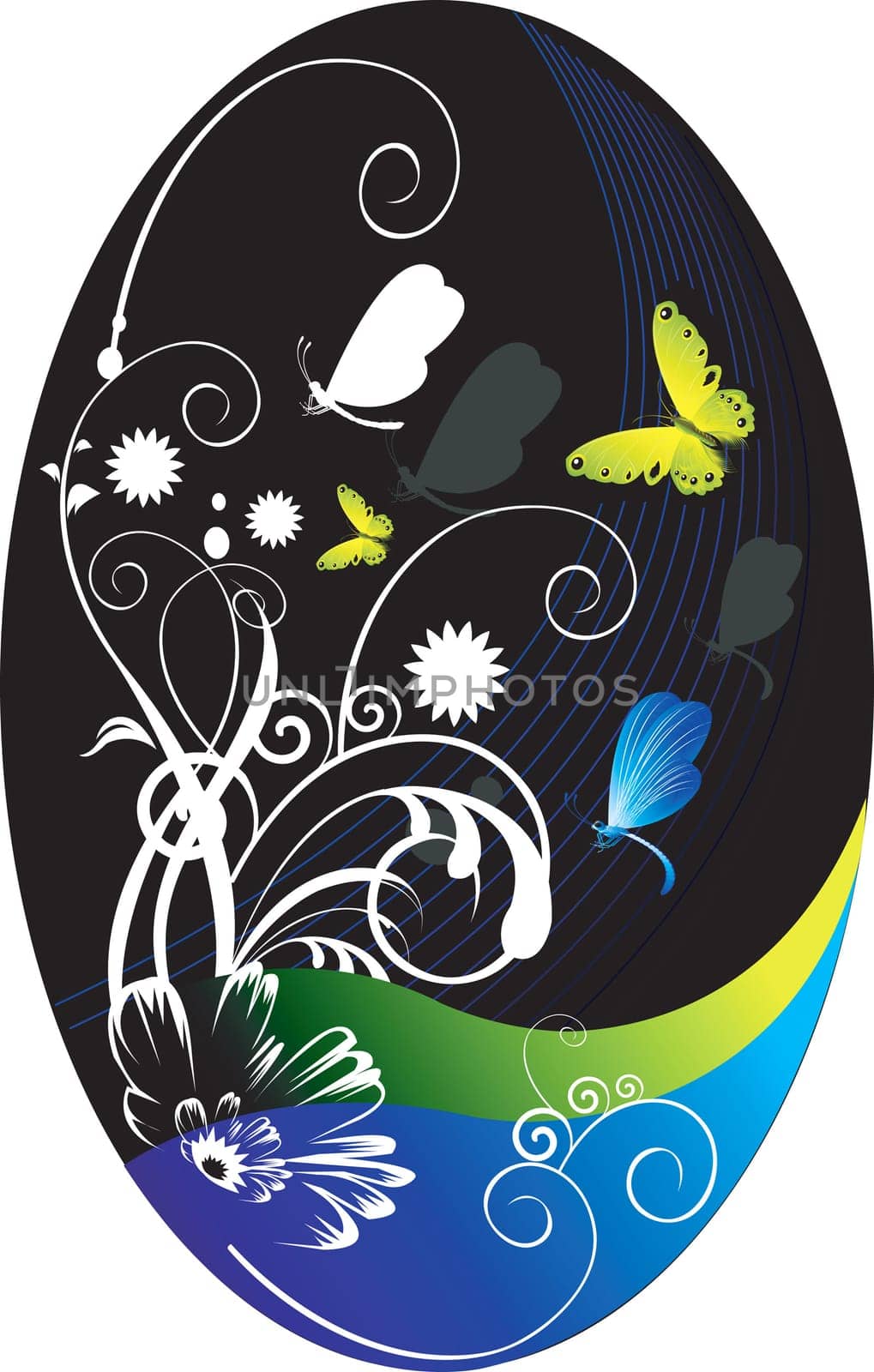 Floral design vectors