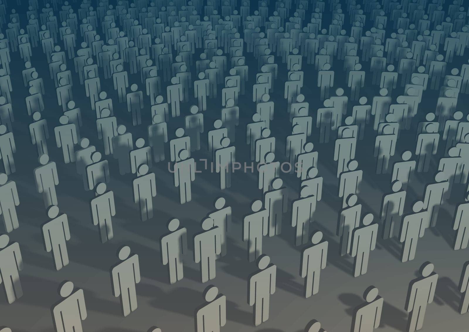 Illustrations of lots of people