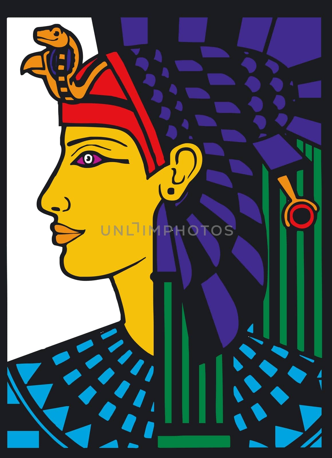 Illustration of Egyptian Silouette - Vector