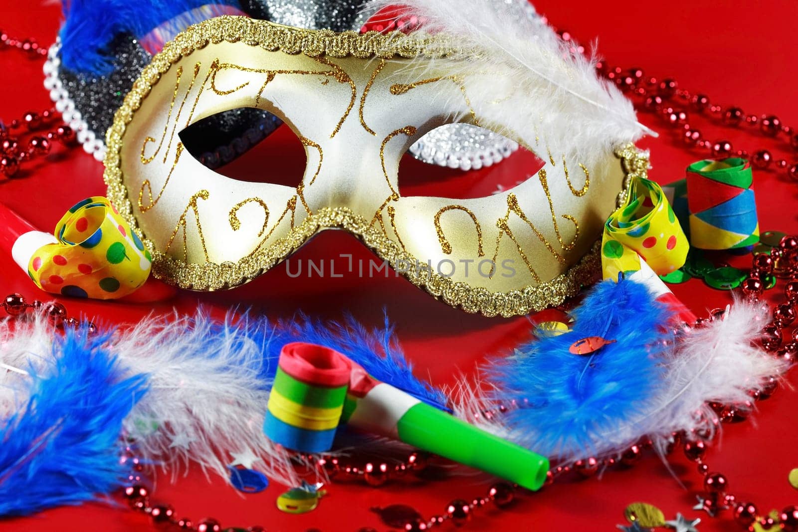 Carnival detail with mask